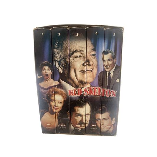 Red Skelton Collectors Edition 5-Pack VHS Featuring Iconic Comedy Shows & Stars