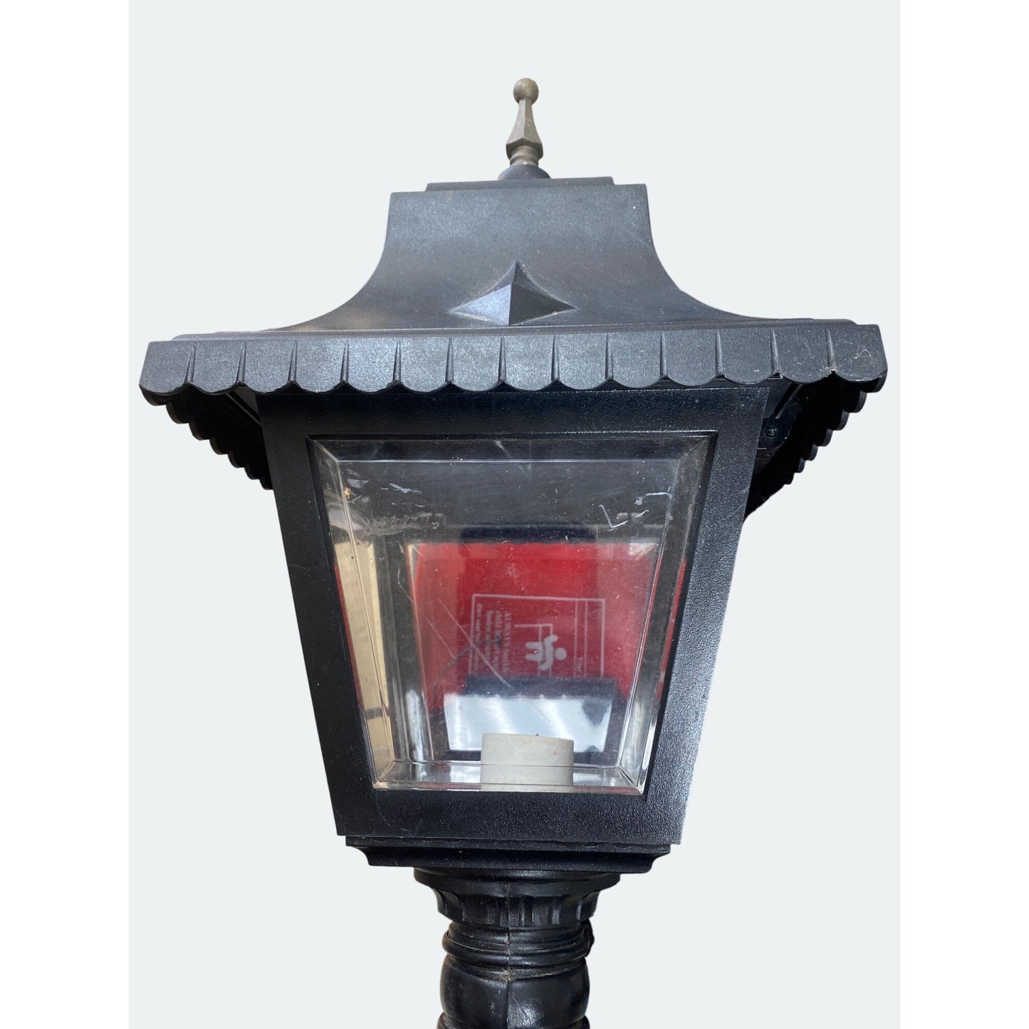 Set Of 2 Black Outdoor Wall Lanterns