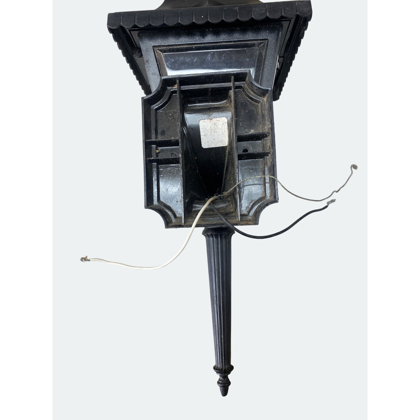 Set Of 2 Black Outdoor Wall Lanterns