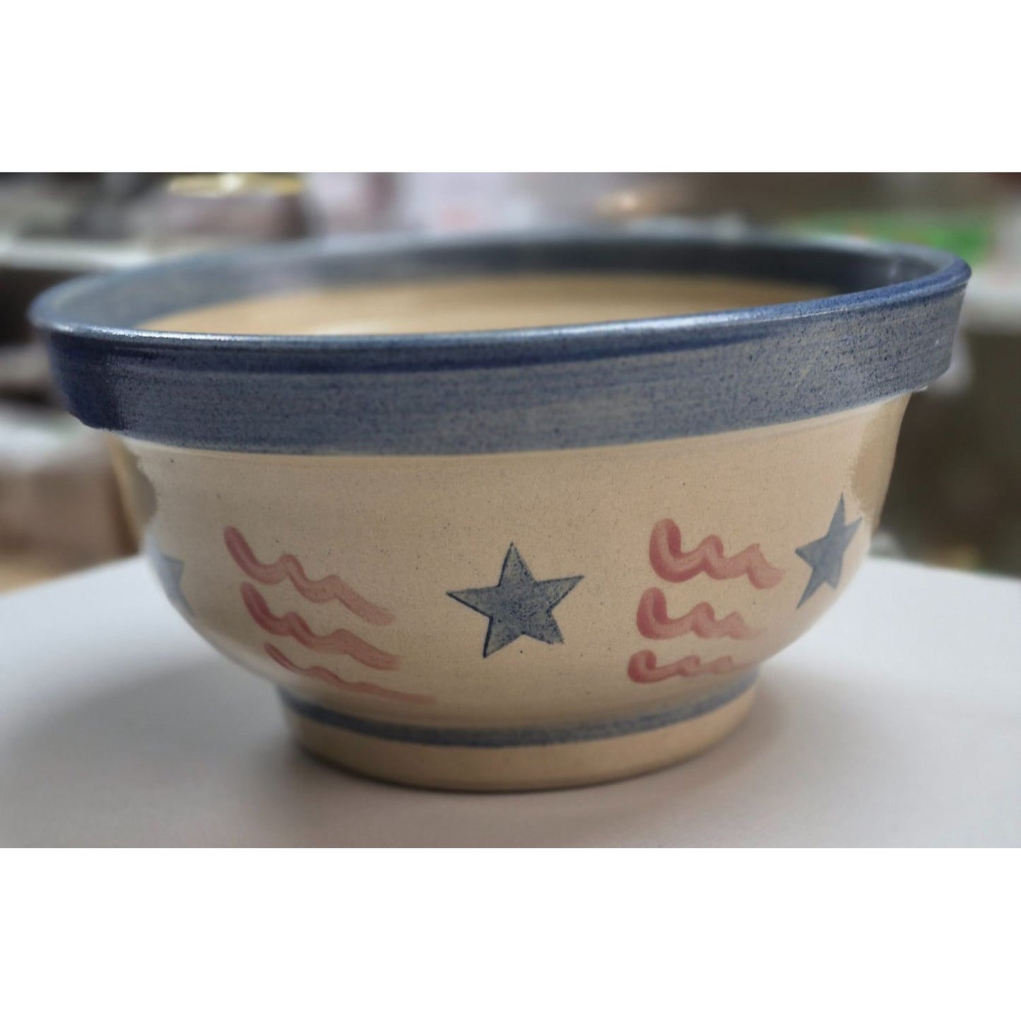 BBP Pottery Bowl Stars & Stripes