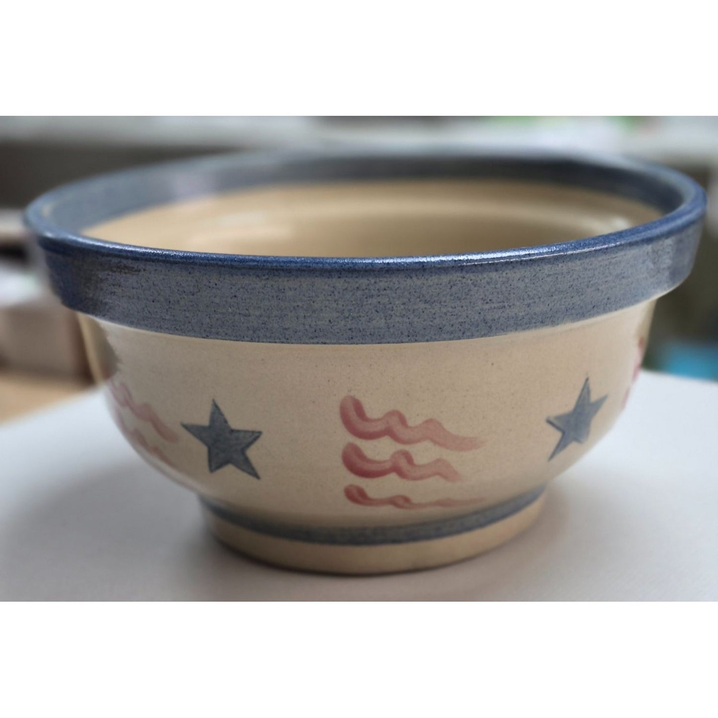 BBP Pottery Bowl Stars & Stripes