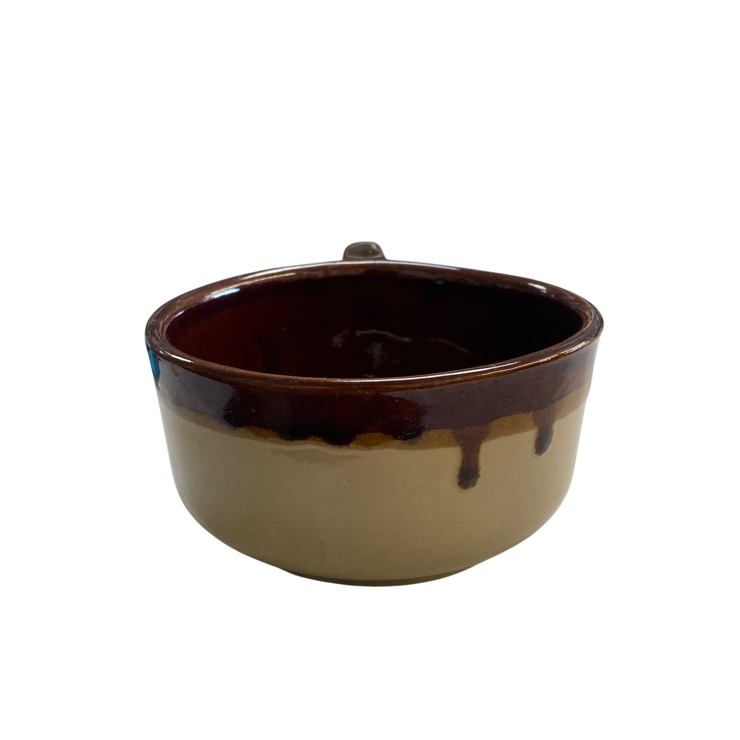 Vintage Stoneware Soup Mug Maple Leaf Mark