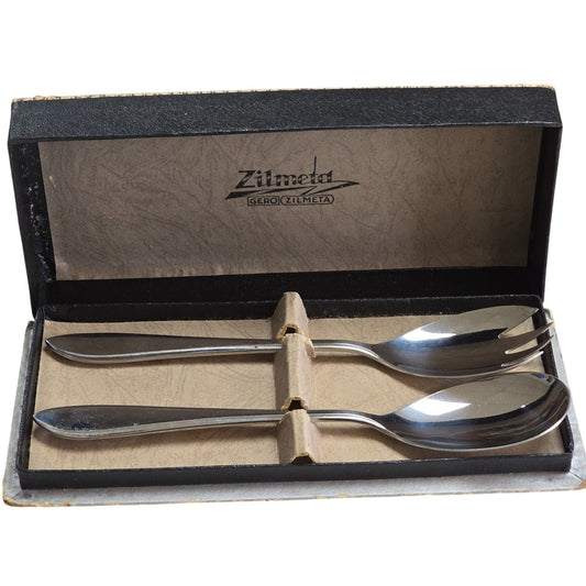 Zilmeta Gero Stainless Steel Salad Serving Set
