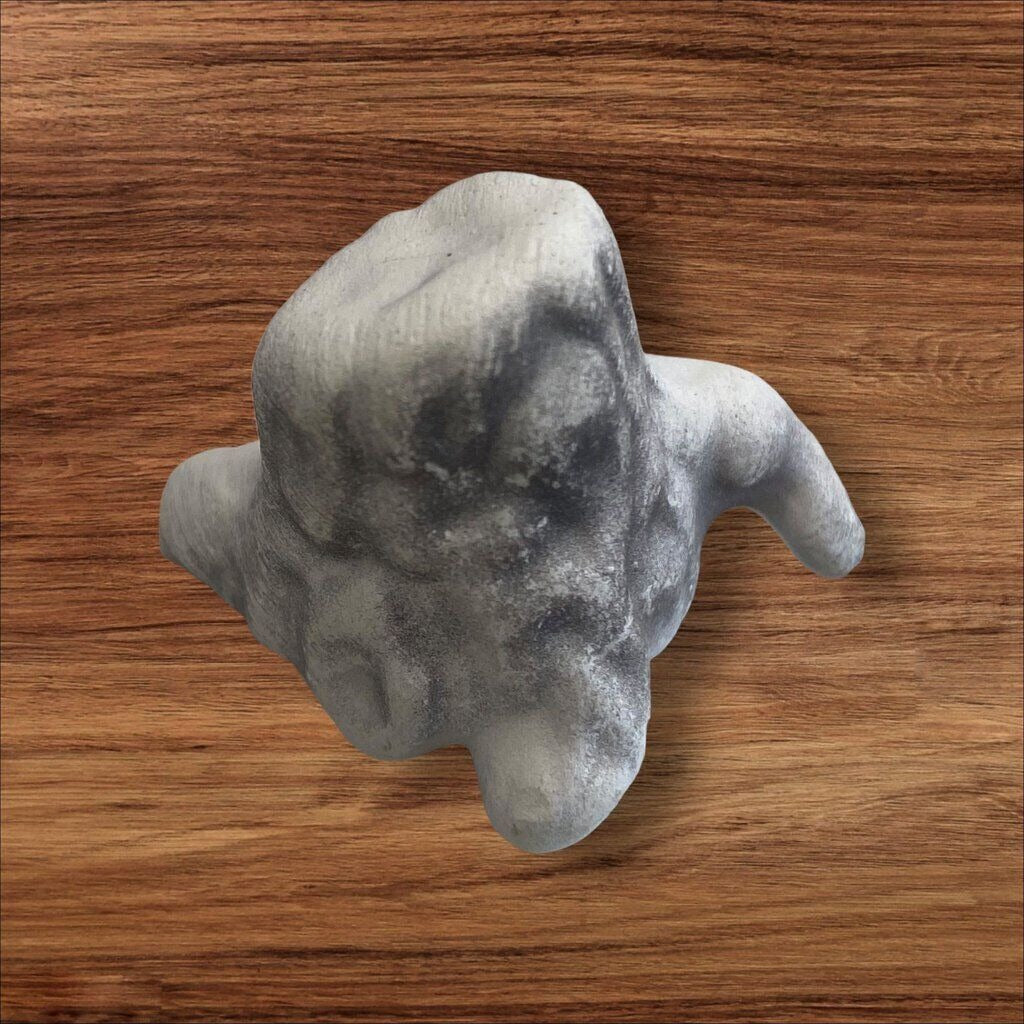 Hagen Renaker Original Tree Stump Figure White Gray