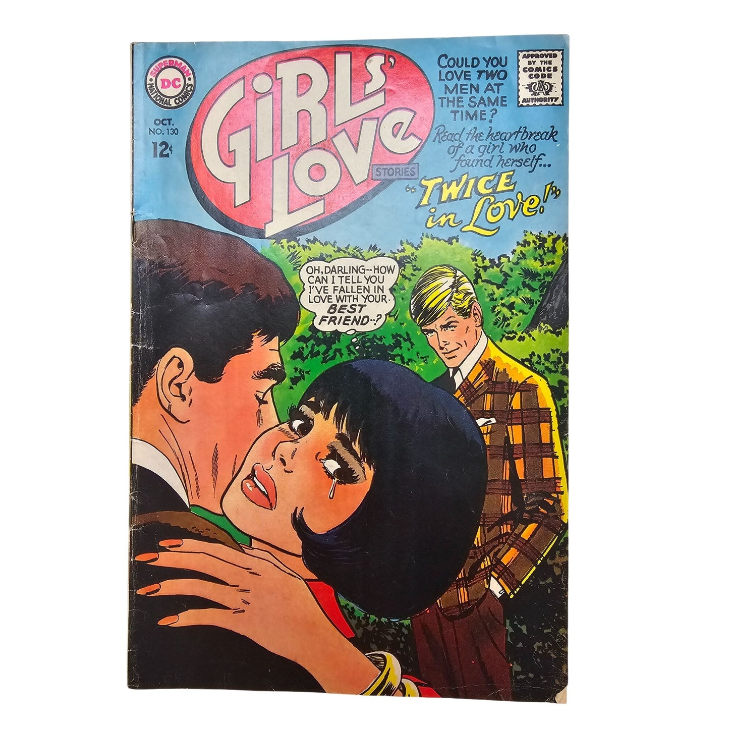 Girls Love Stories No. 130 DC Comics October 1967 Romance Vintage Comic Book.