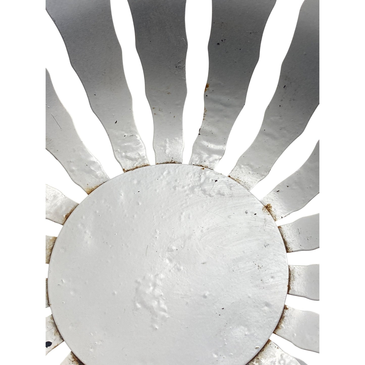 Decorative White Metal Fruit Bowl Urn