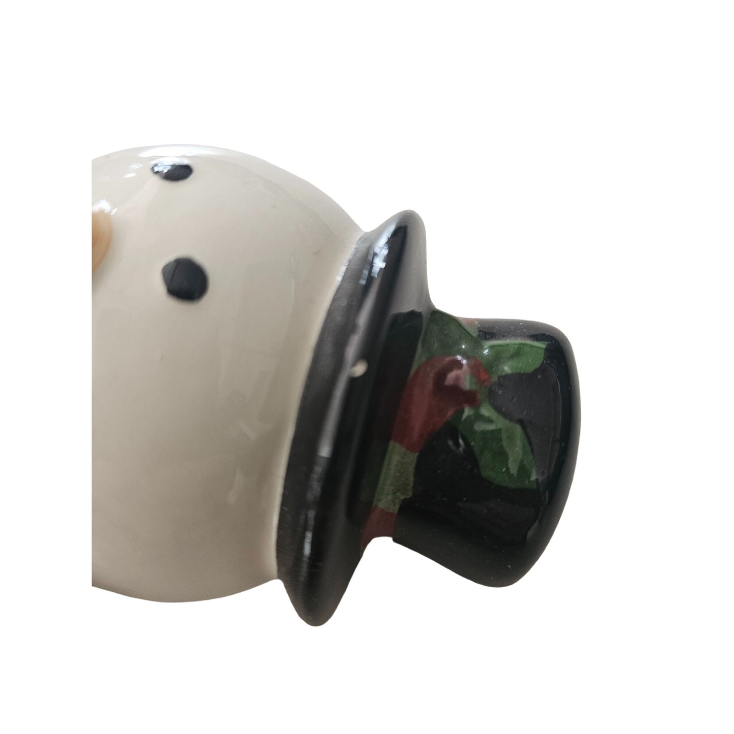 Ceramic Snowman Candy Dish