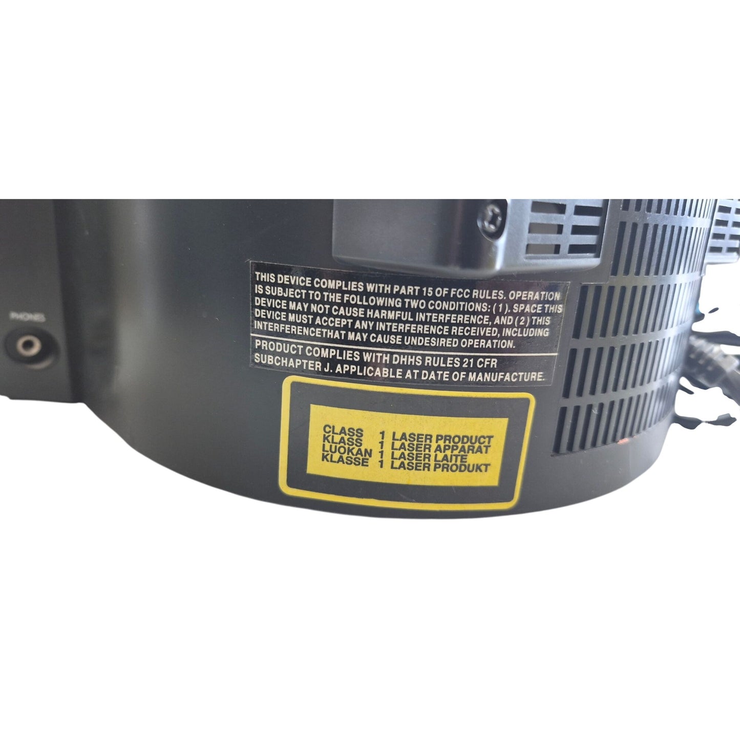 Emerson Stereo CD Player -- PARTS ONLY