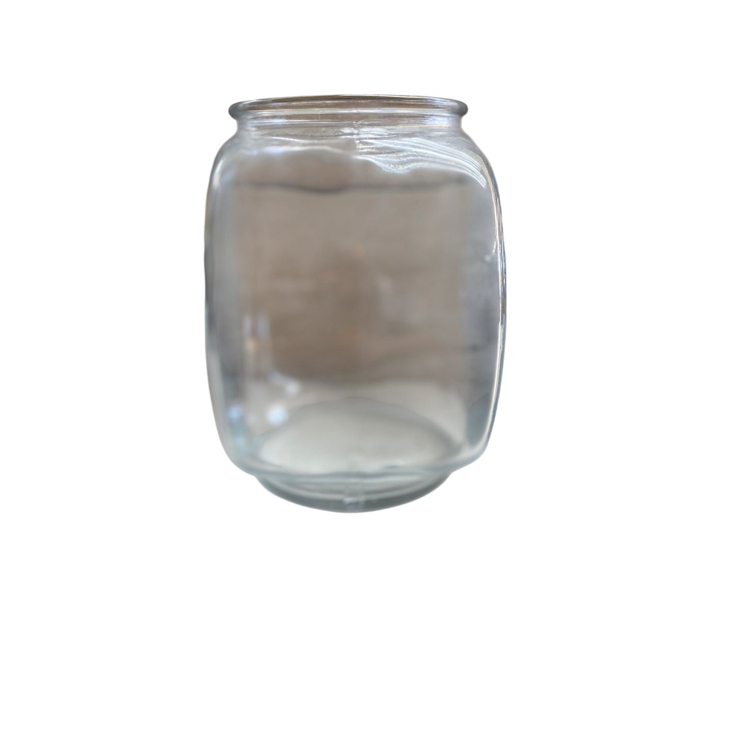 Clear Glass Square Jar