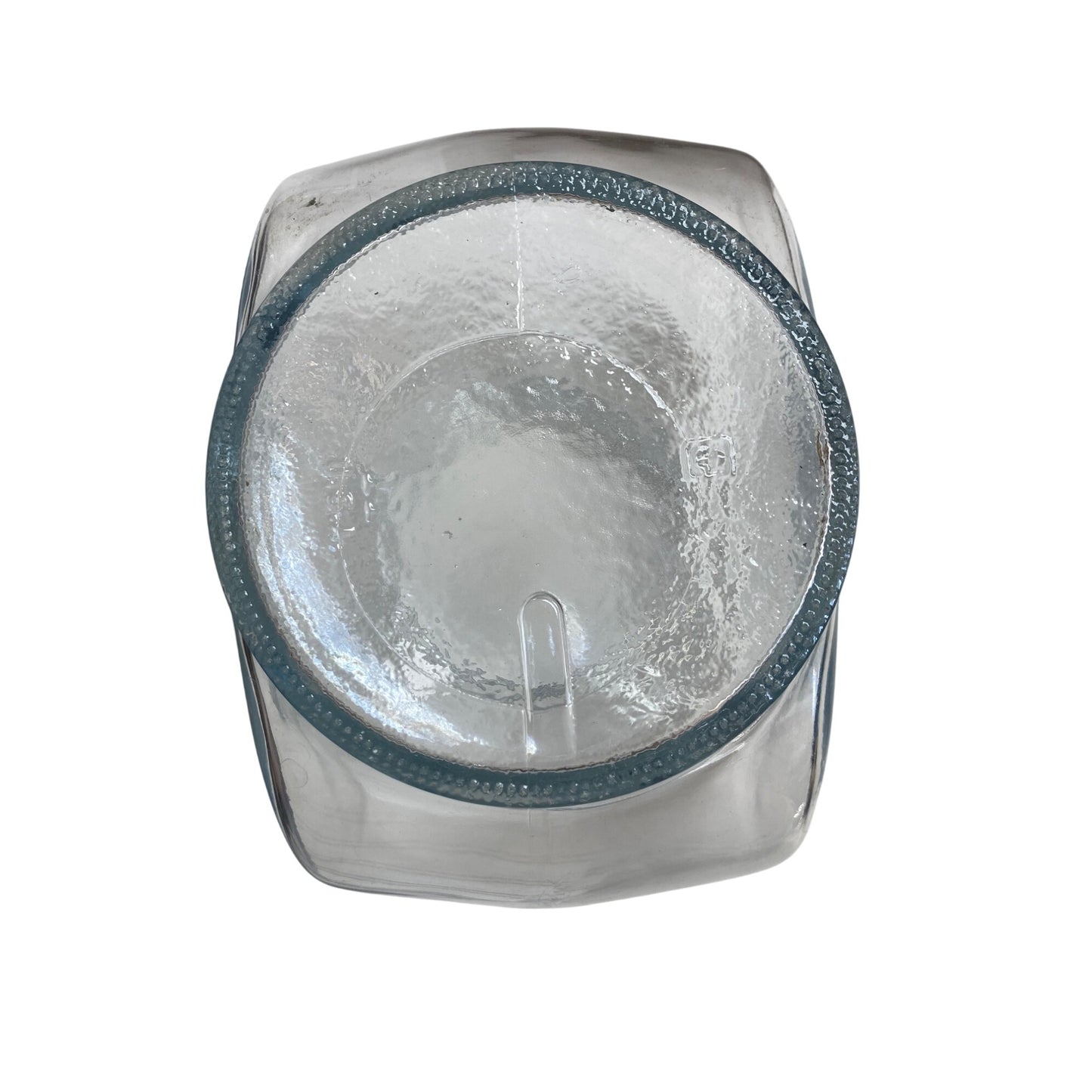 Clear Glass Square Jar