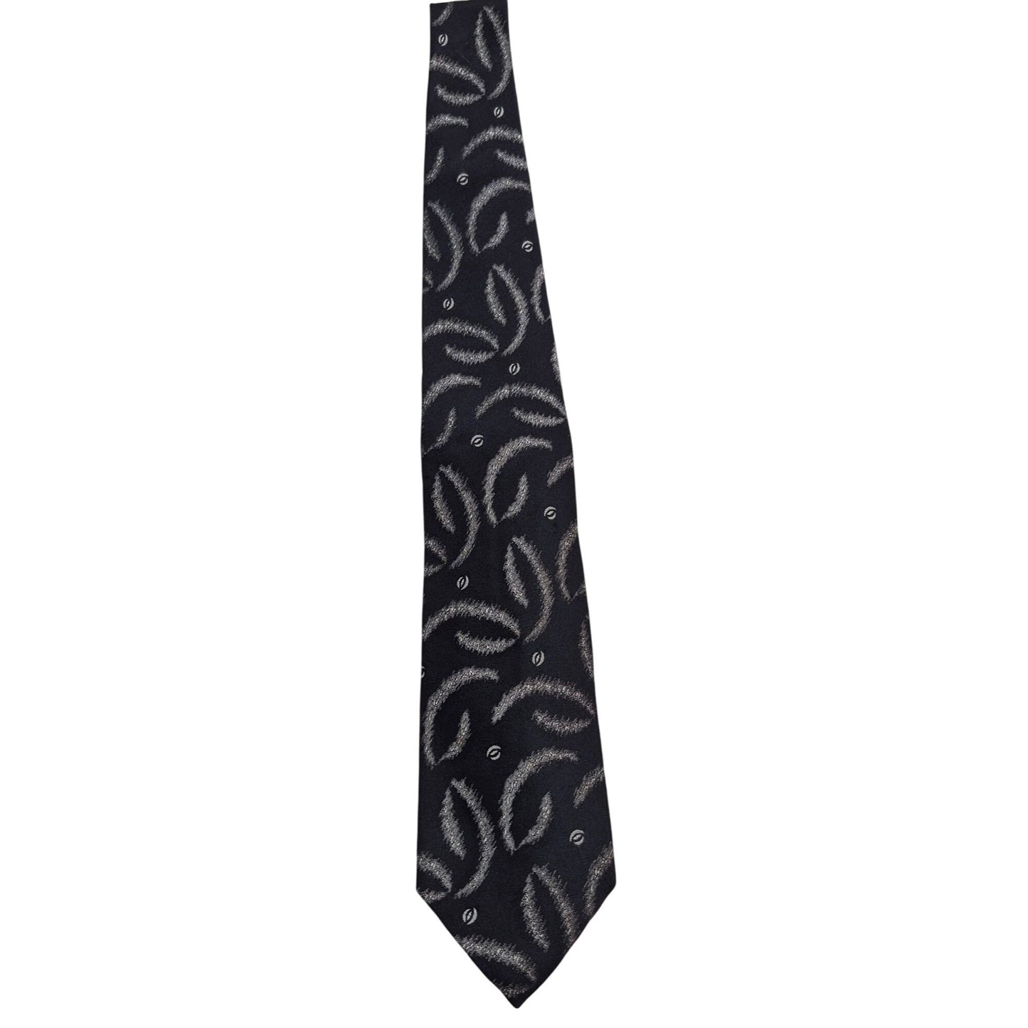 Strathmore All Silk Mens Tie With Abstract Pattern 58"