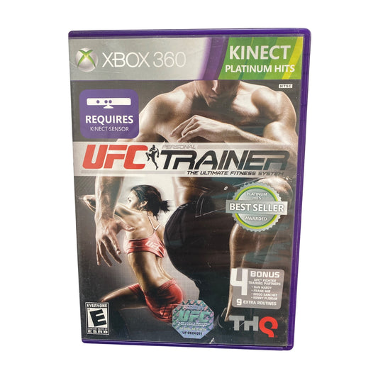 Ufc Personal Trainer Ultimate Fitness Xbox 360 Kinect Platinum Hits Workout Game