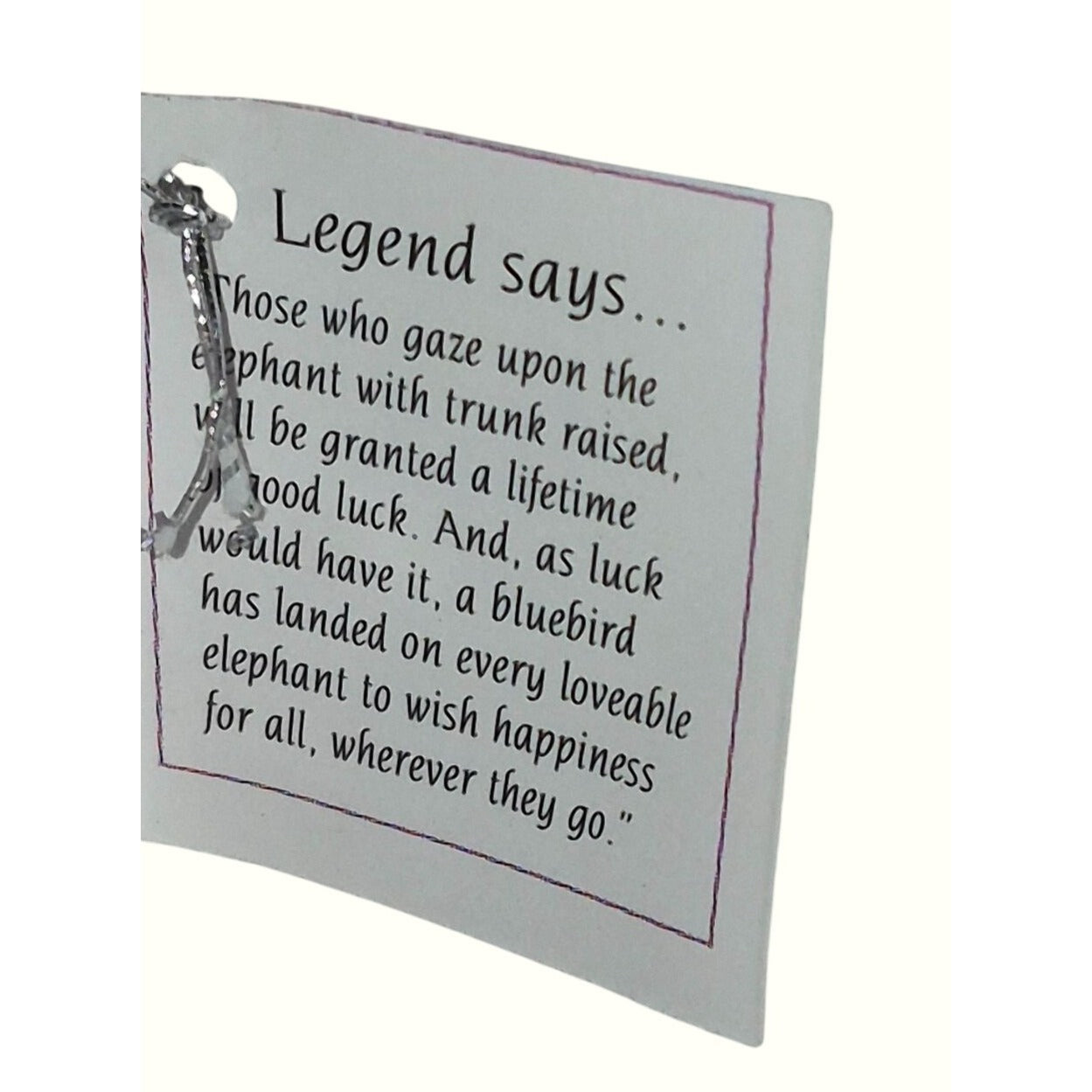 Lenora Elephant Figurine Santa Hat Music Luckyphants #1052