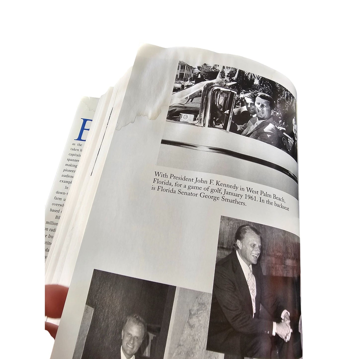 Just As I Am: The Autobiography Of Billy Graham Hardcover Harper San Francisco Zondervan 1997 Edition