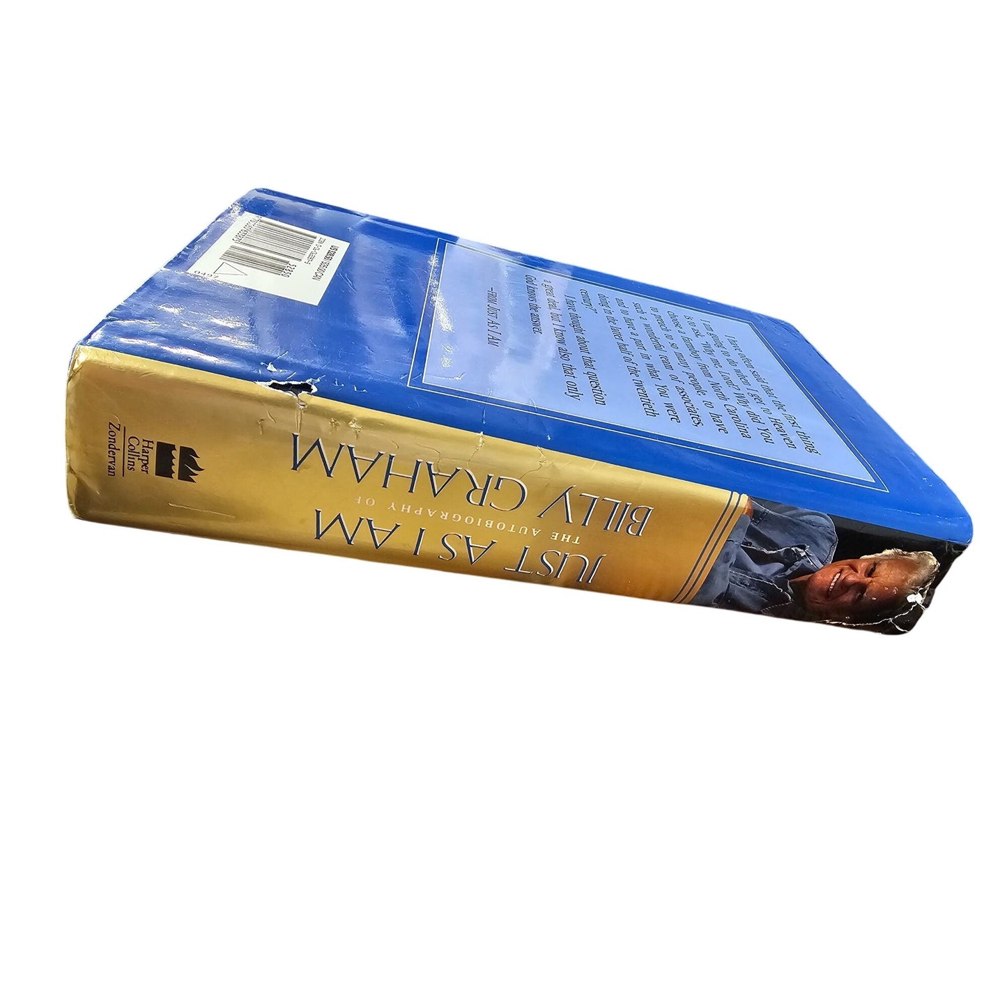 Just As I Am: The Autobiography Of Billy Graham Hardcover Harper San Francisco Zondervan 1997 Edition