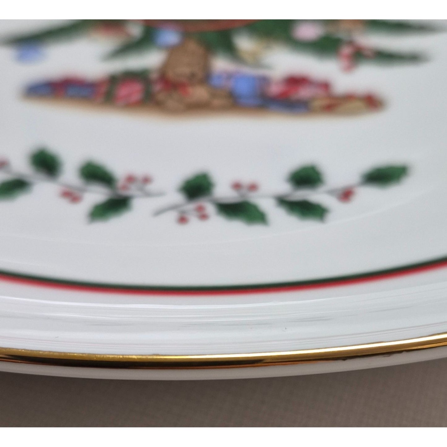 Christmas Tree Ceramic Cake Plate & Server Set