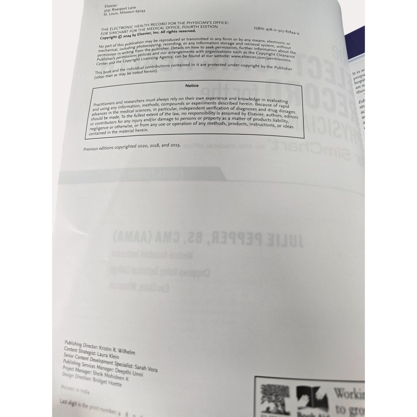 The Electronic Health Record For The Physicians Office 4th Edition By Julie Pepper