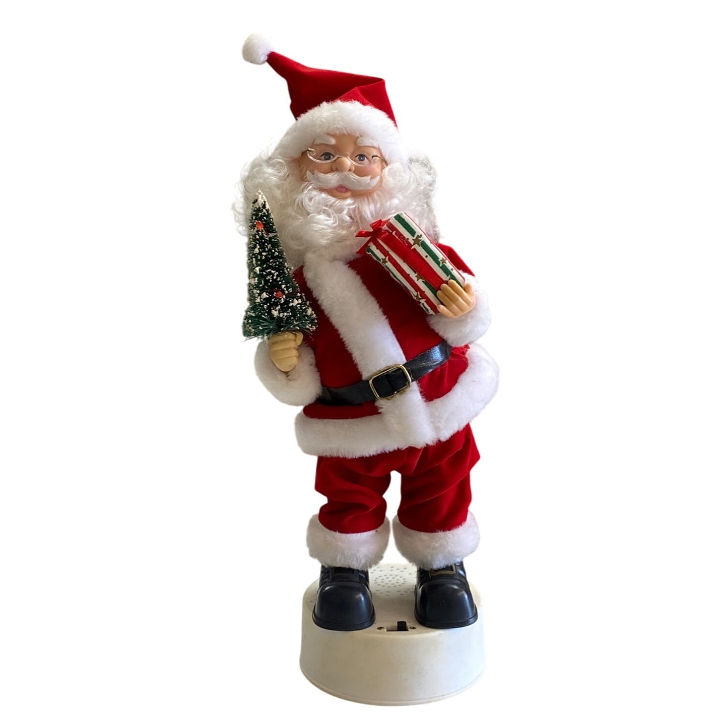 Animated Santa Claus Musical Action Christmas Figure Holiday Decor Battery Operated