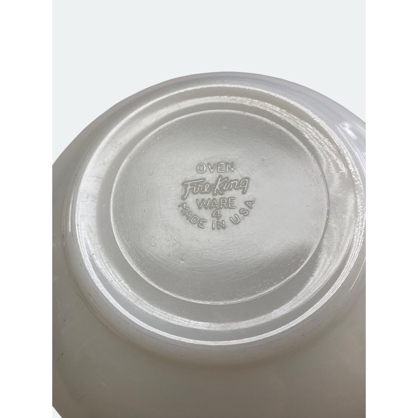 Fire-King White Milk Glass Mixing Bowl