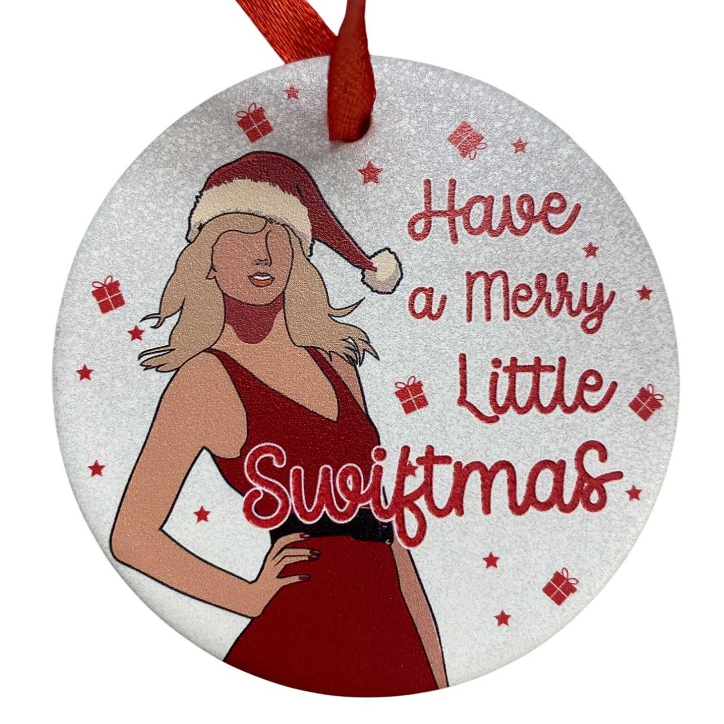 Taylor Swift Christmas Ornament