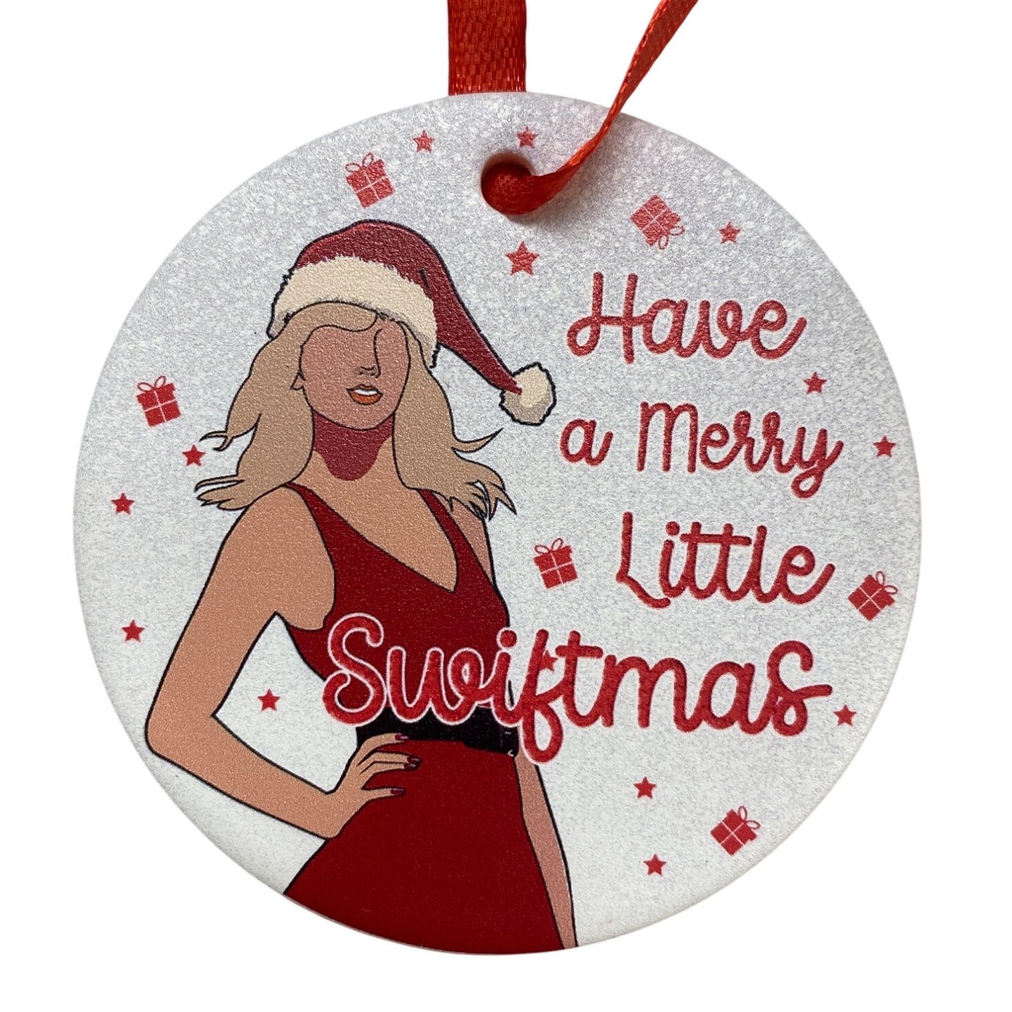 Taylor Swift Christmas Ornament