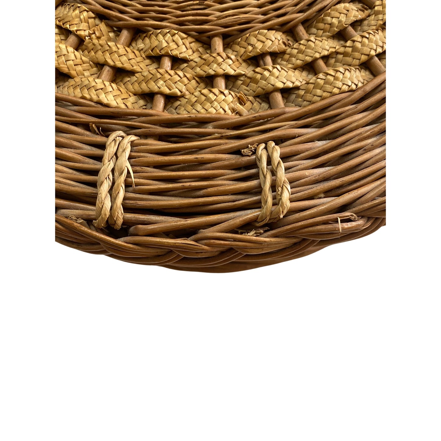 Vintage Wicker Sewing Basket