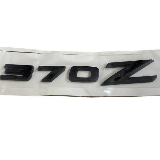 Nissan 370Z Black Rear Emblem Badge Decal Logo Replacement Sticker Accessory