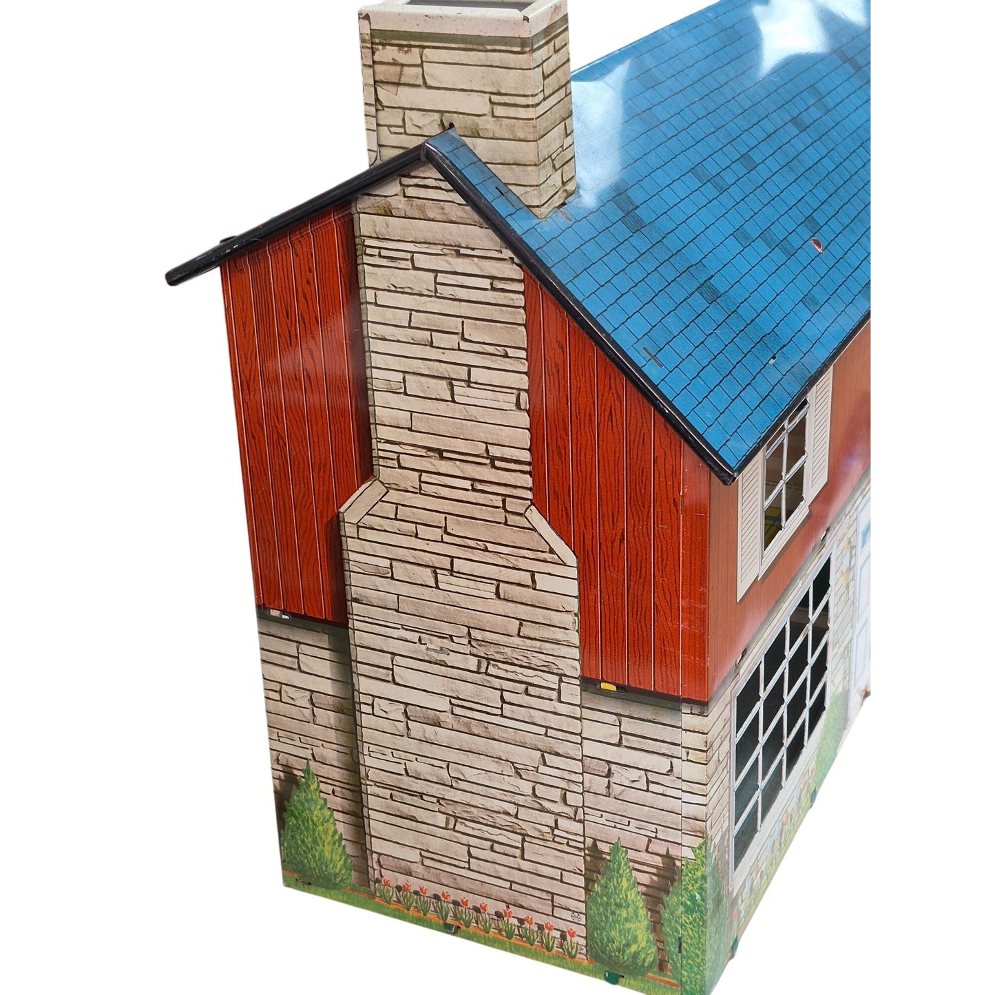 Vintage 1950s Marx Litho Tin Dollhouse