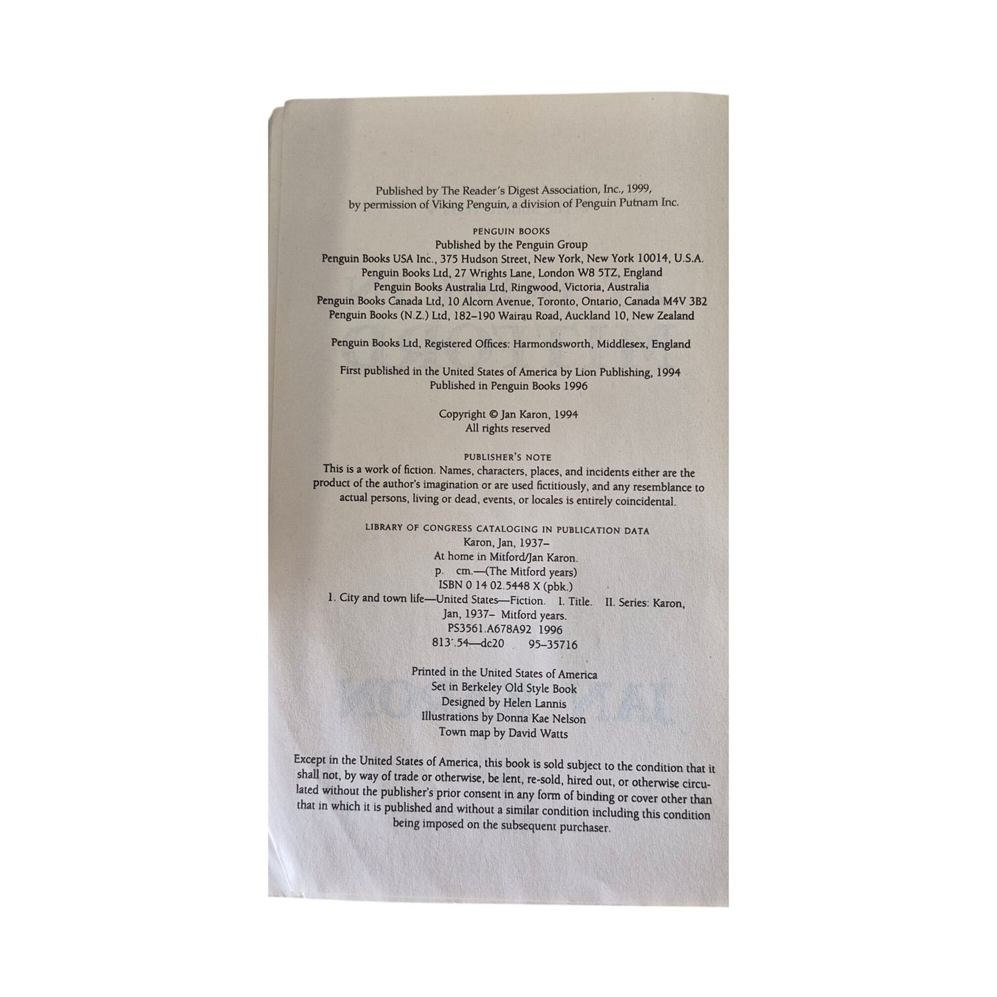 Jan Karon Mitford Trilogy Paperback Box Set 3 Books 1990s