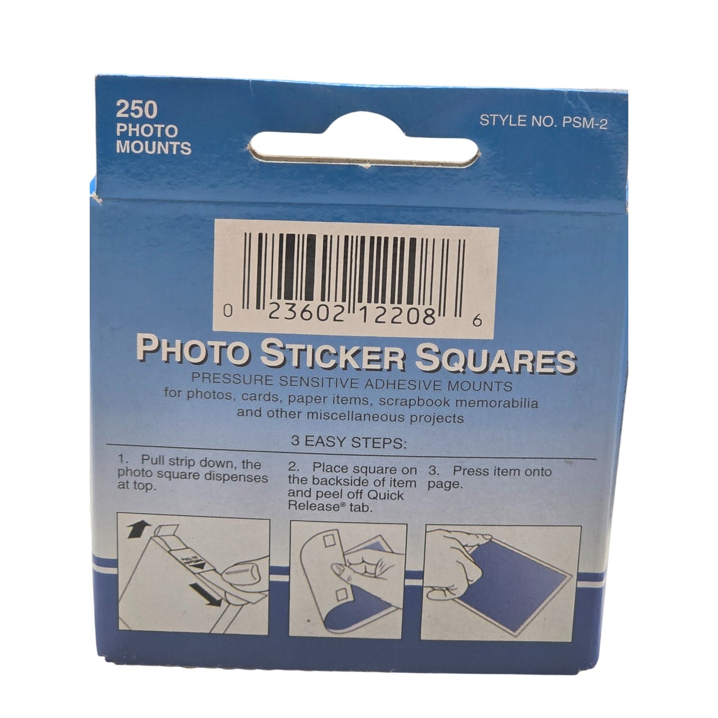 LOT Photo & Mounting Sticker Squares Acid Free Archival Quality