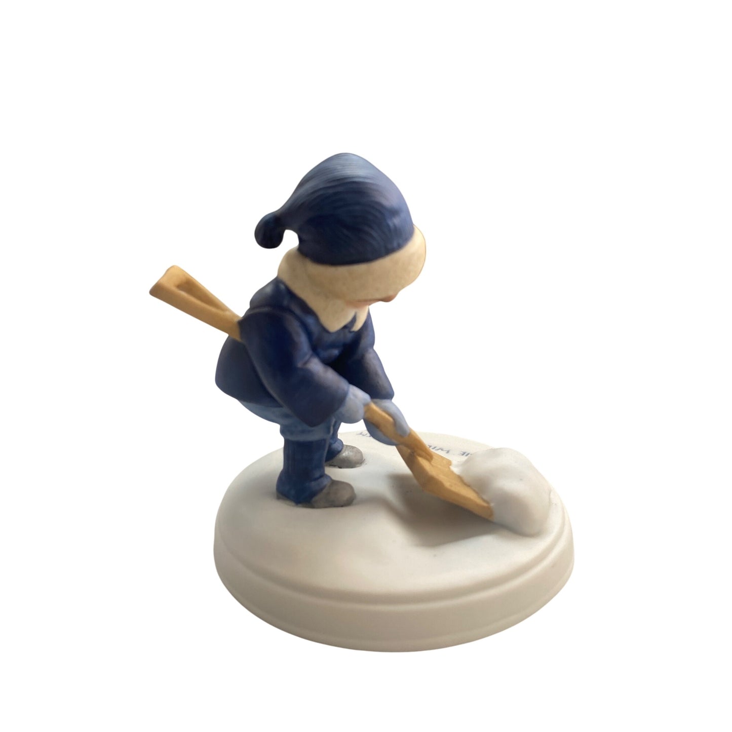 1986 Avon Jessie Willcox Smith Holiday Figurine "A Winter Snow" Handpainted Fine Porcelain Collectible