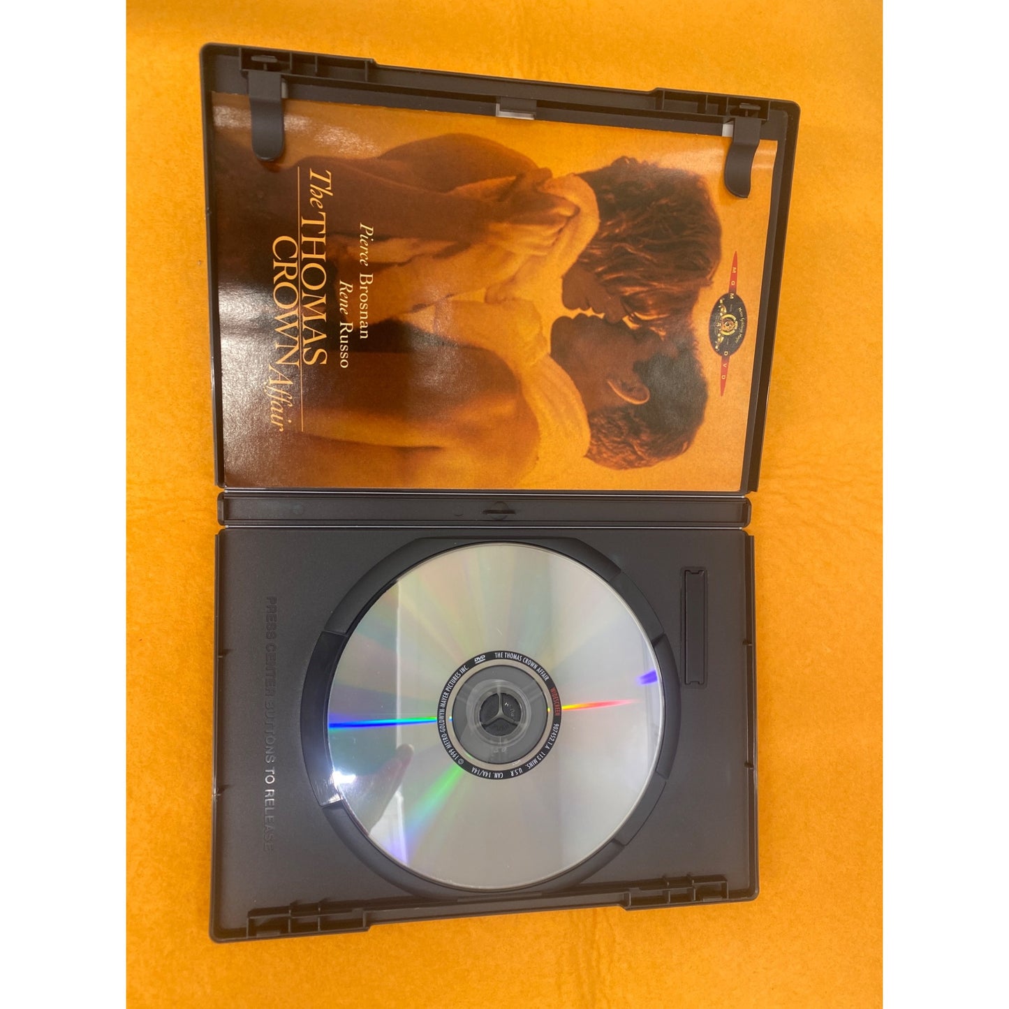 The Thomas Crown Affair DVD Movie Starring Pierce Brosnan & Rene Russo