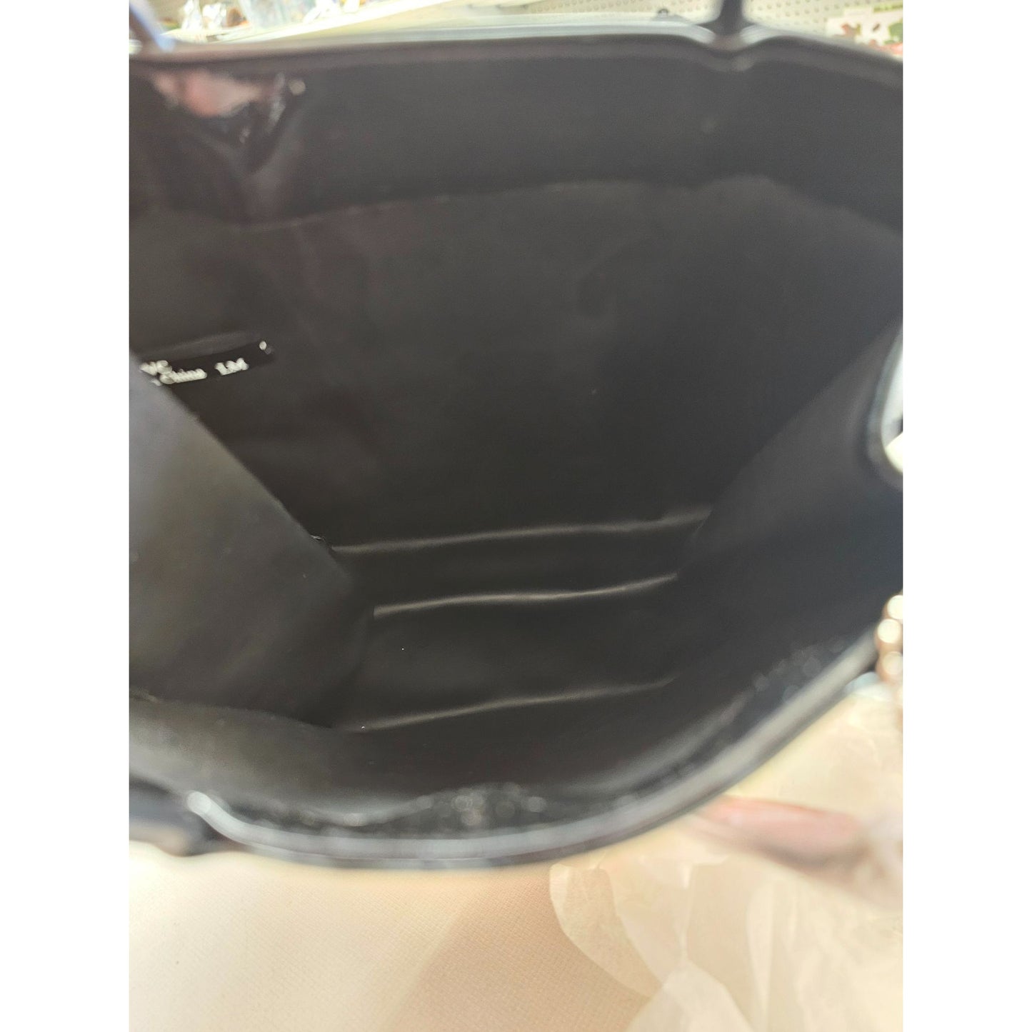 Teddy Bear Black Tote Bag