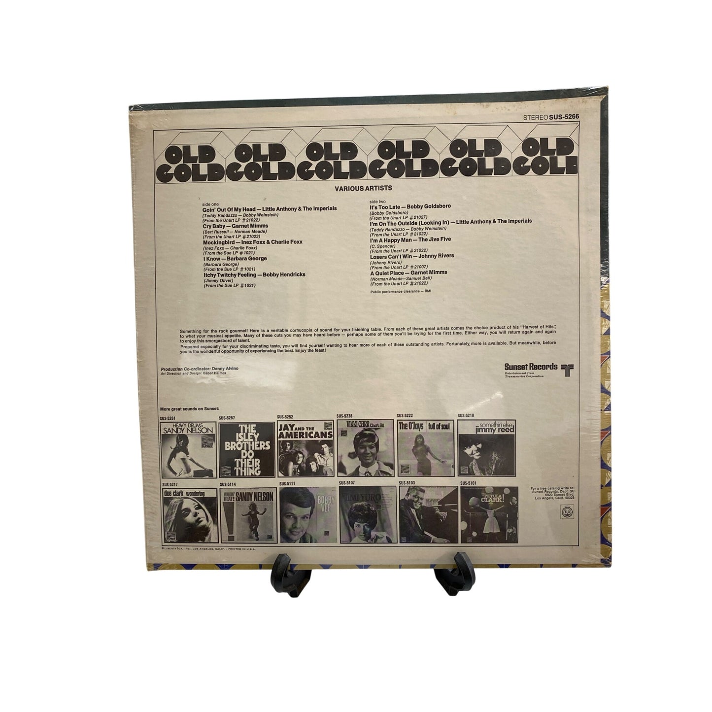 Old Gold Vinyl Record Various Artists Sealed