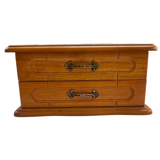 Vintage Wooden Jewelry Box