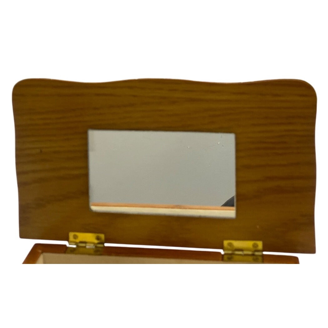 Vintage Wooden Jewelry Box