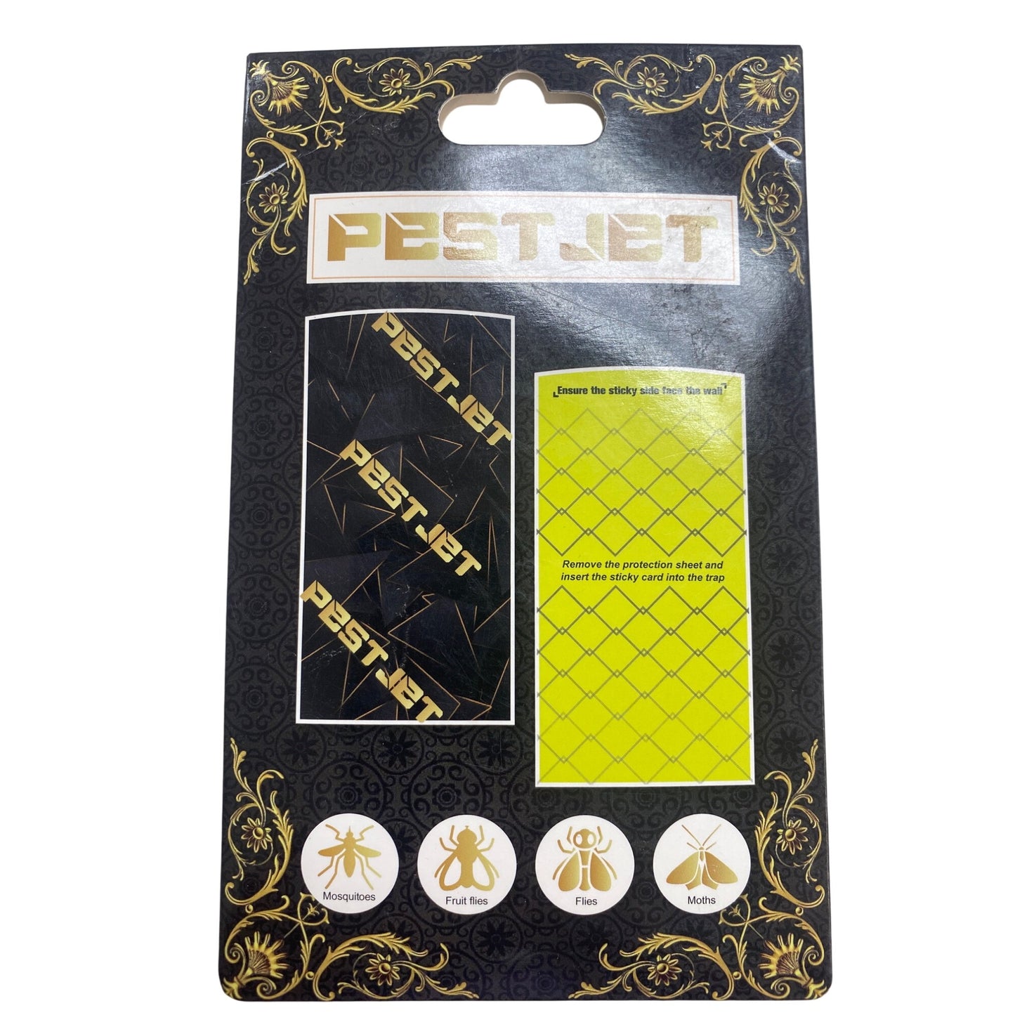 Pest Jet Fly Trap Glue Cards 4 Replacement Cards