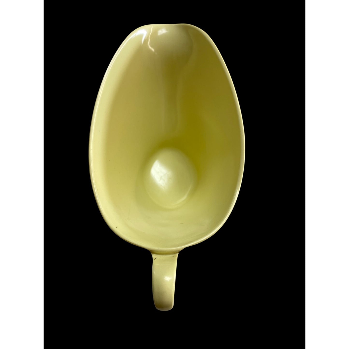 Vintage Boontonware Melamine Yellow Gravy Boat Creamer