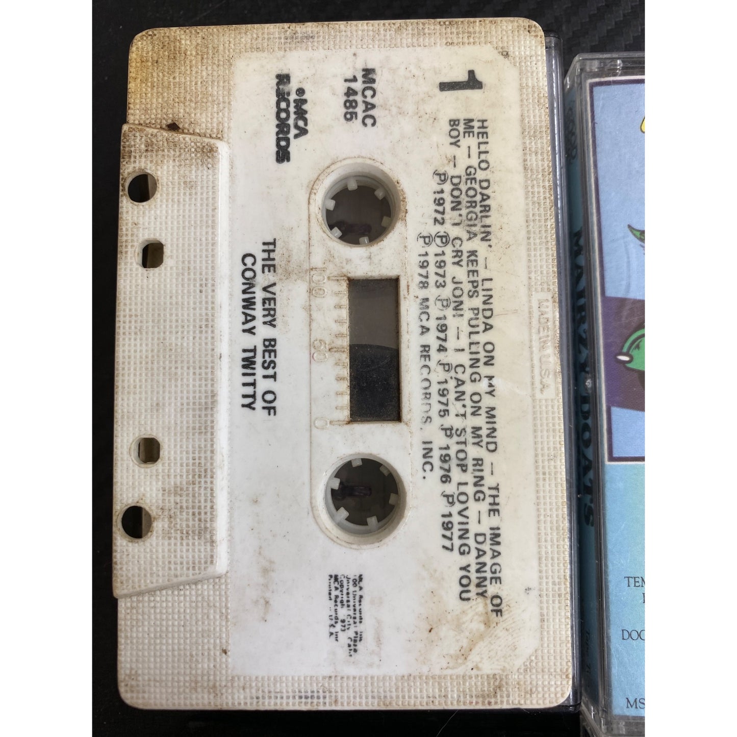 Vintage Cassette Tape Lot Featuring Conway Twitty Mairzy Doats Deborah Allen & Rosanne Cash - 4 Classic Albums