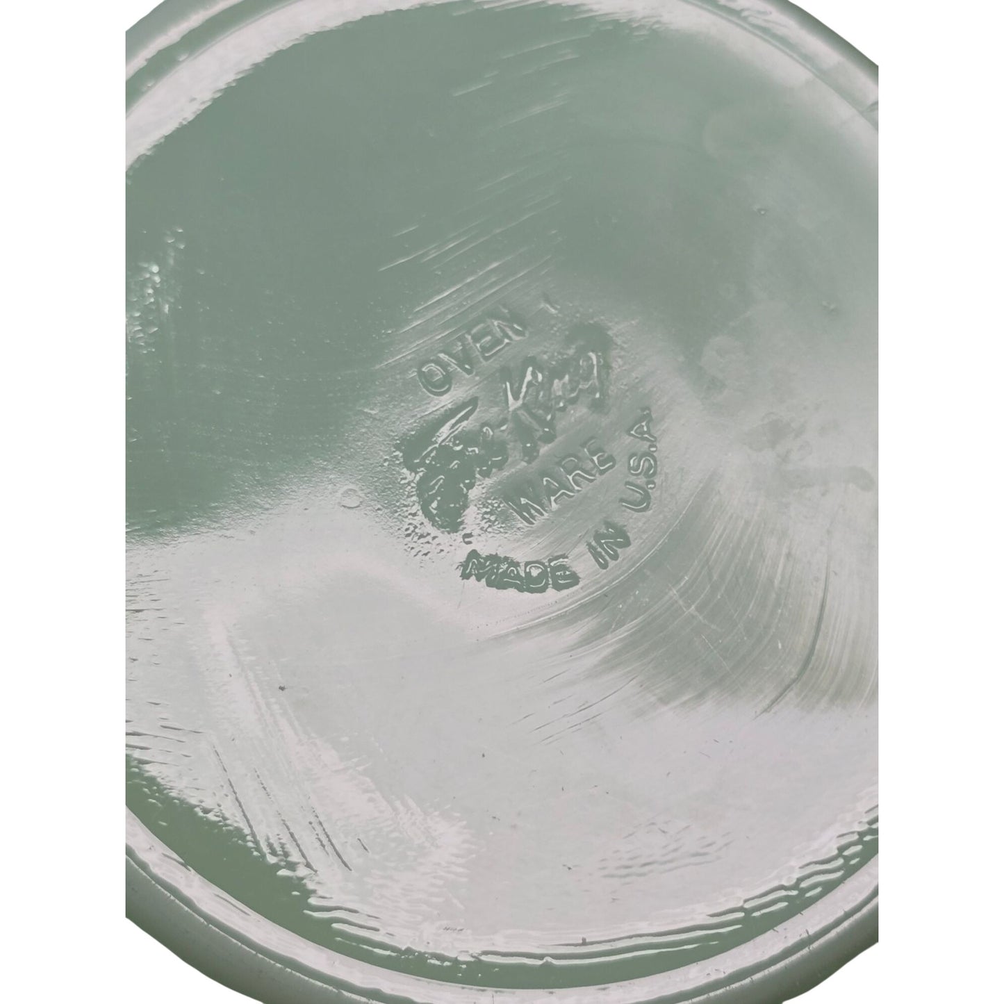 Vintage Fire-King Jadeite Swirl Mixing Bowl Set 3  Made In USA