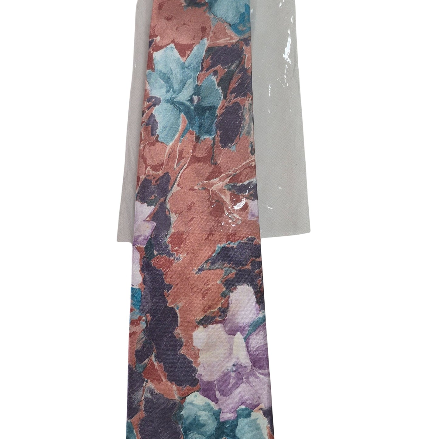 Ketch Mens Floral Patterned Tie - Multicolor