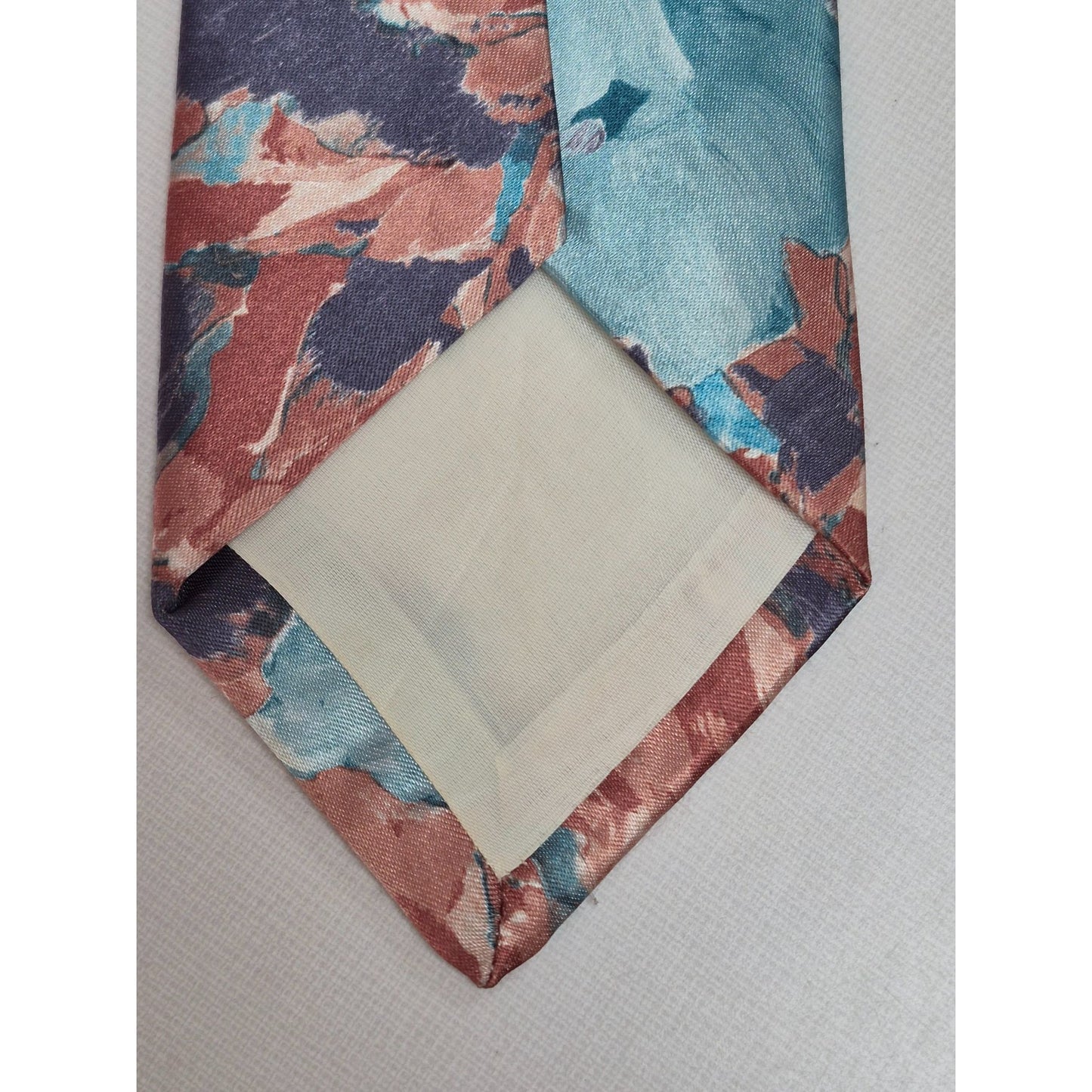 Ketch Mens Floral Patterned Tie - Multicolor