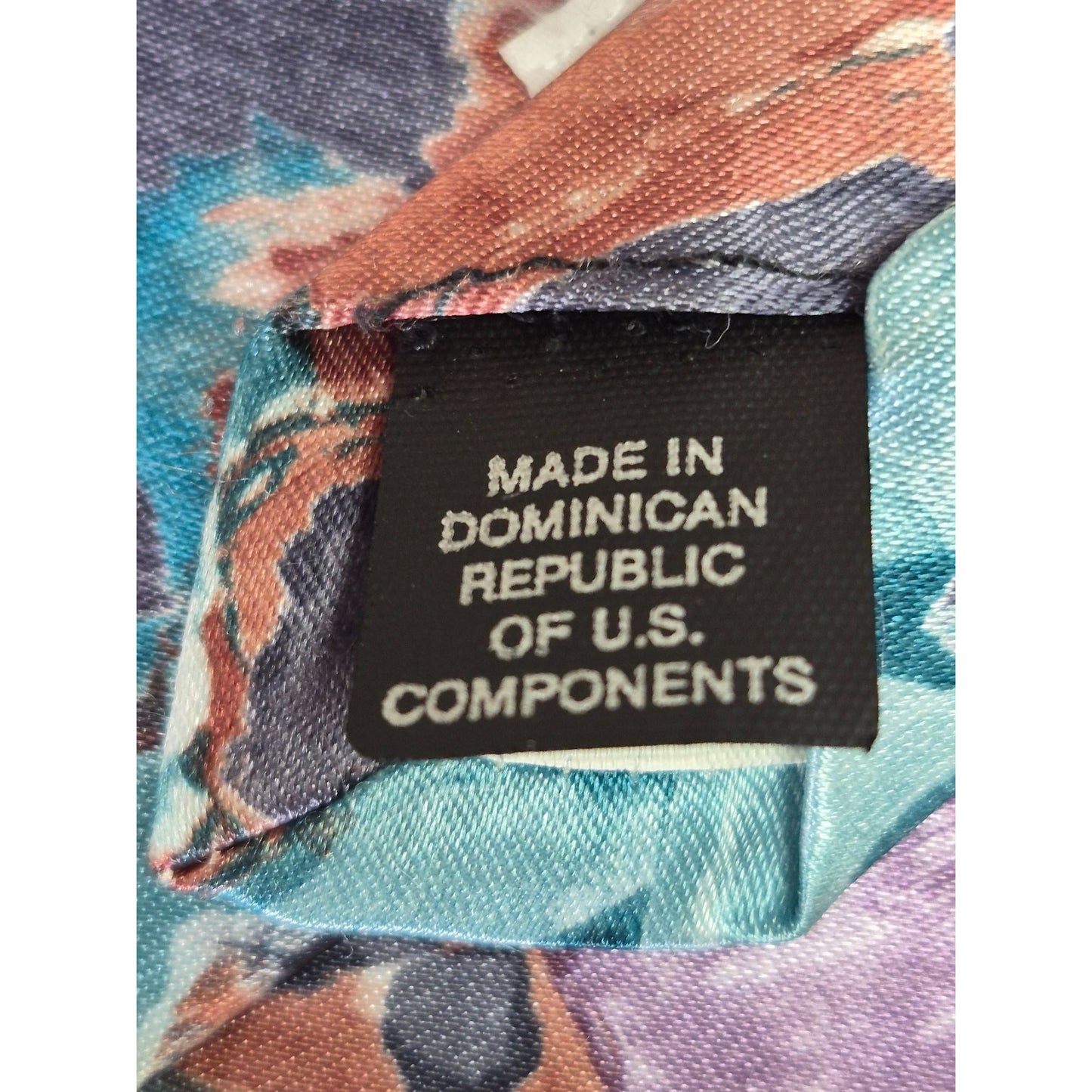 Ketch Mens Floral Patterned Tie - Multicolor