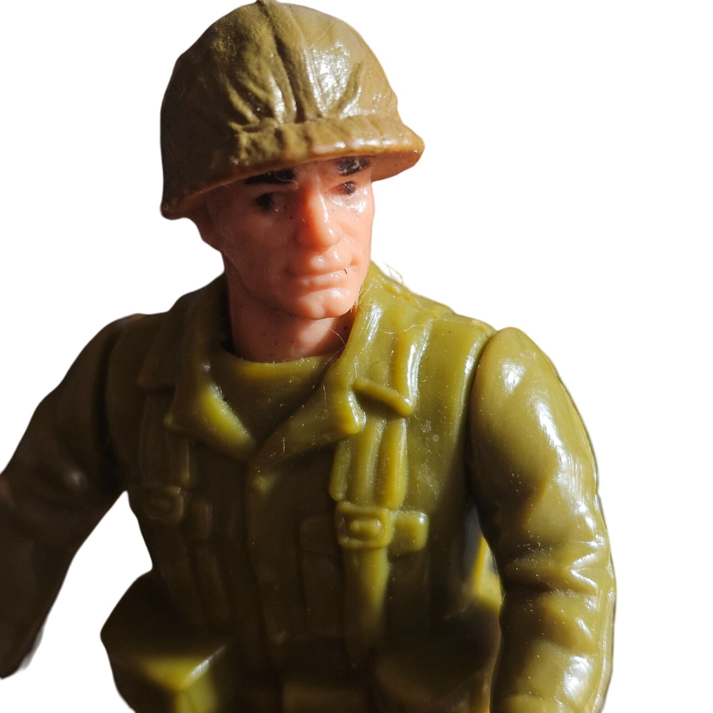 Vintage DC Comics REMCO 1981 Action Figure Soldier Toy 3.75" Military Collectible With Helmet & Gear