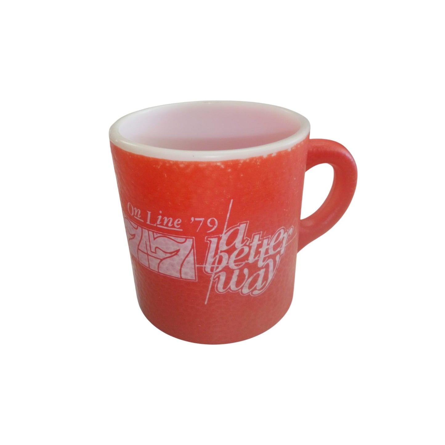Vintage "A Better Way" Red Coffee Mug