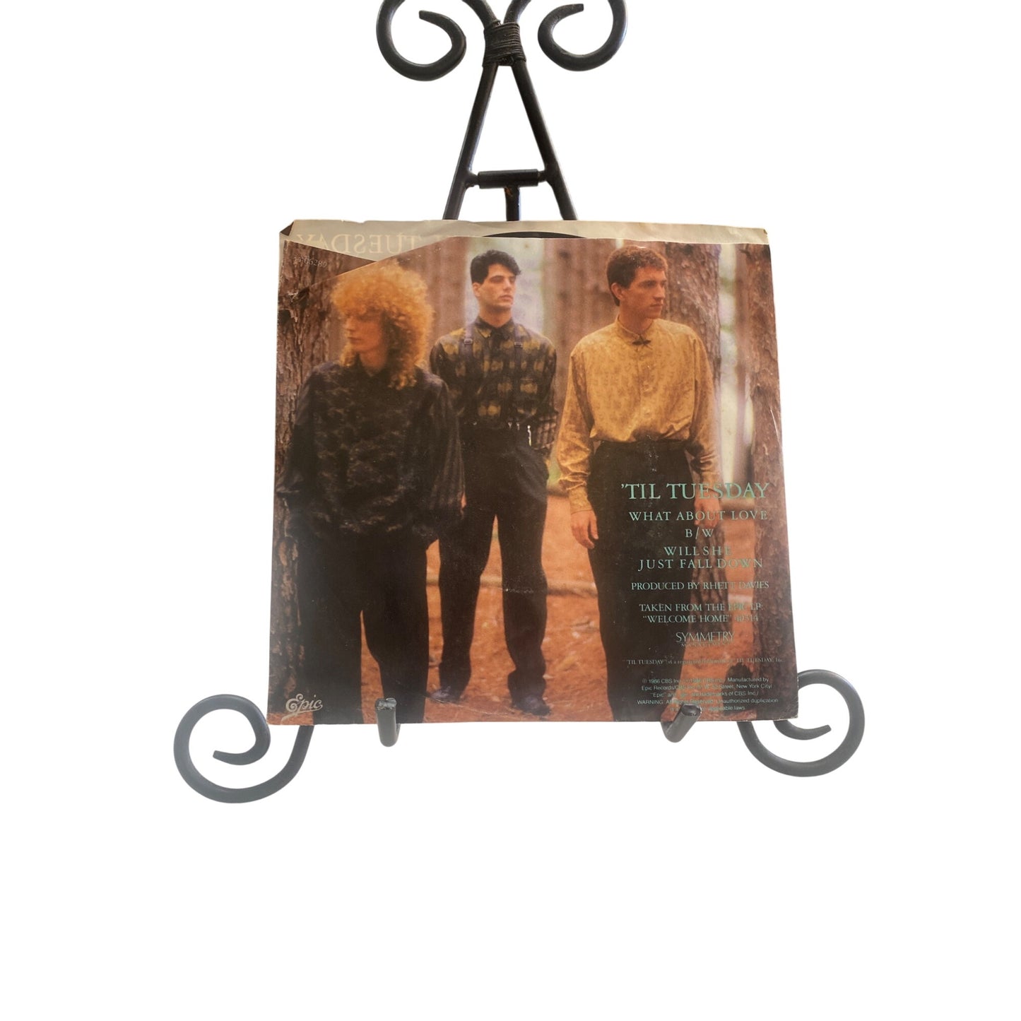 Til Tuesday What About Love 7" Vinyl Single Epic Records 1986