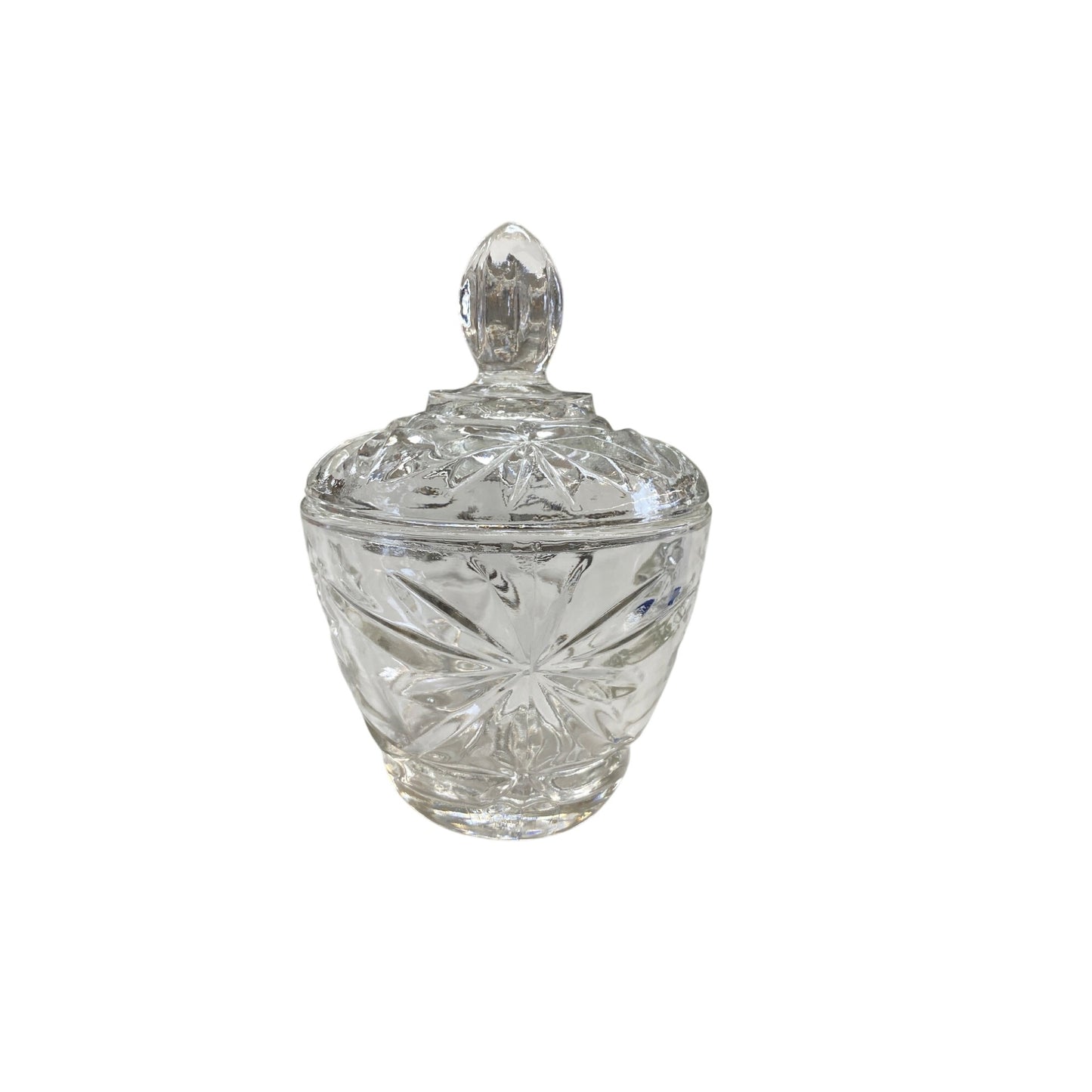 Vintage Starburst Candy Dish With Lid