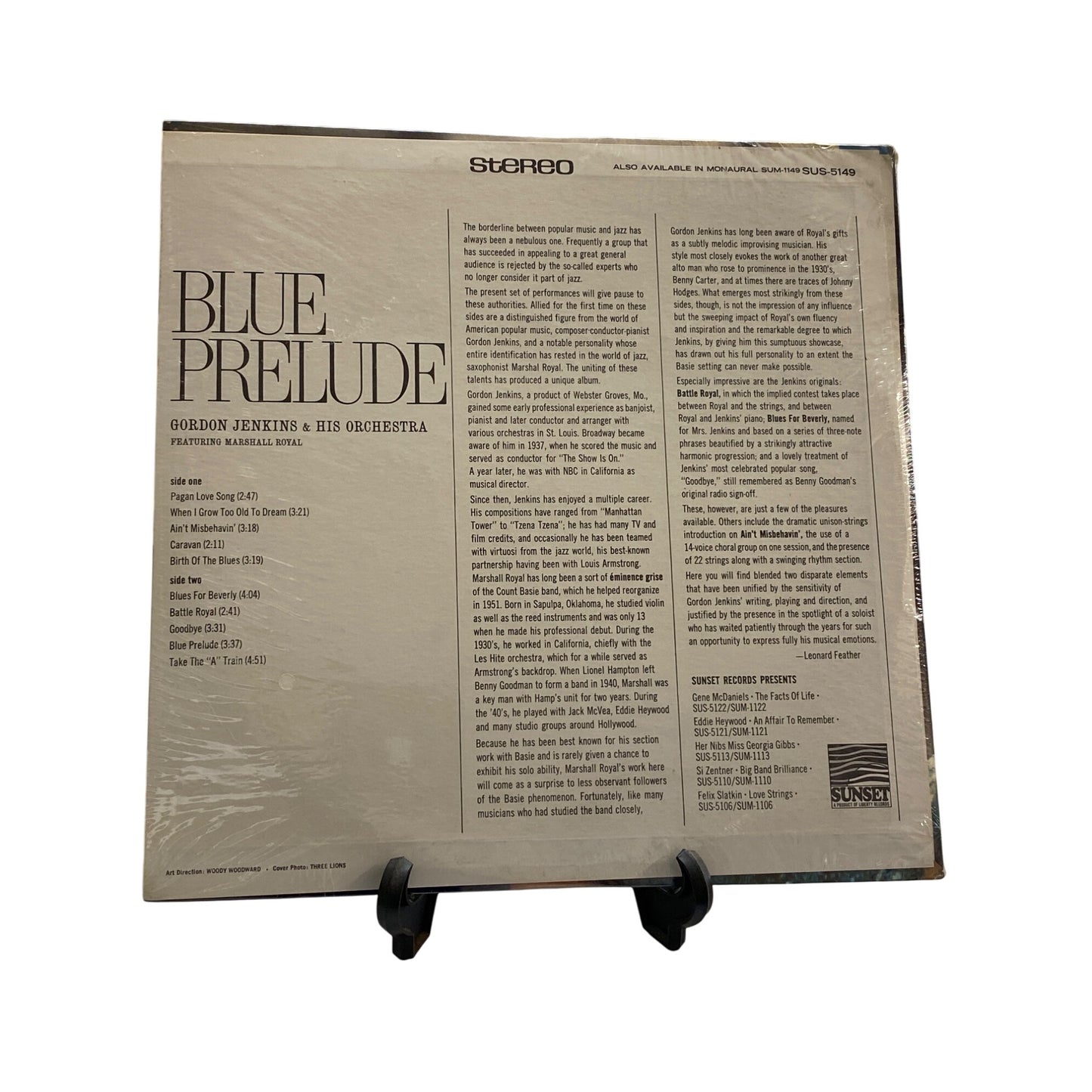 Gordon Jenkins & His Orchestra "Blue Prelude" Sealed