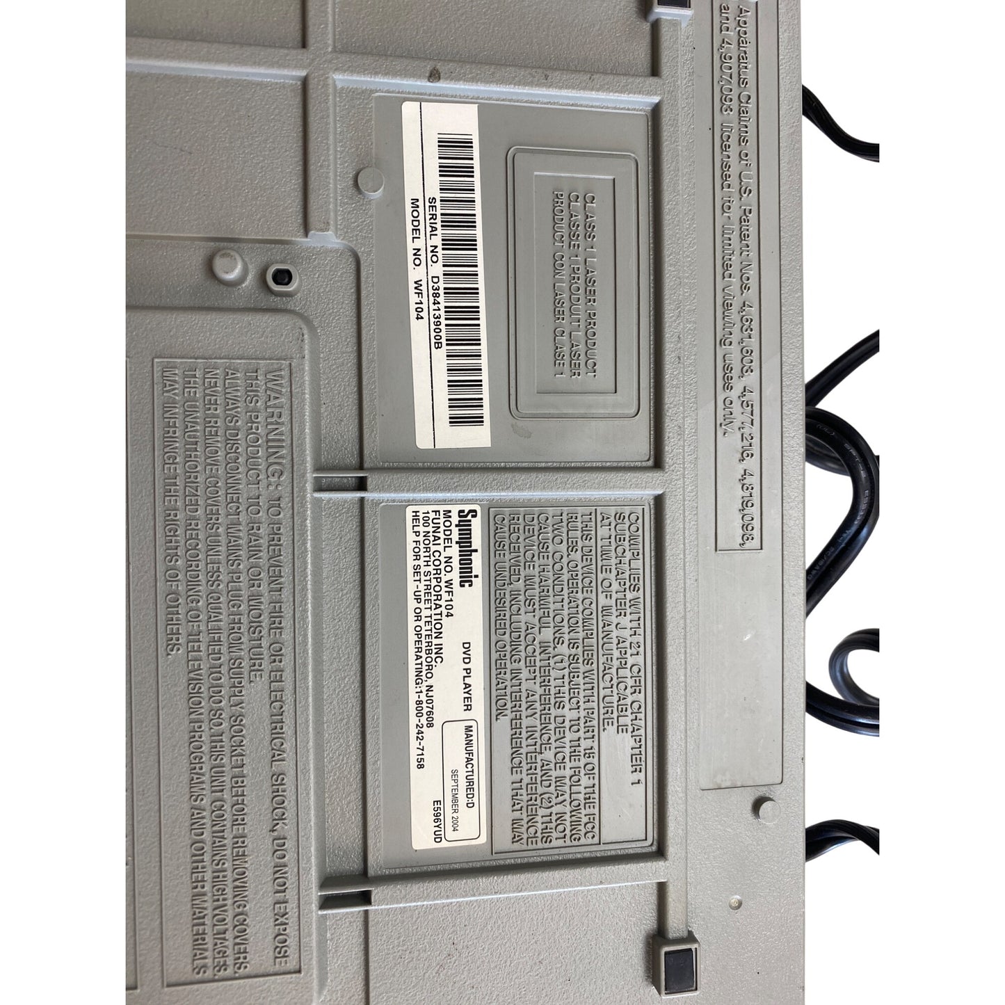 Symphonic DVD/CD Player With Dolby Digital