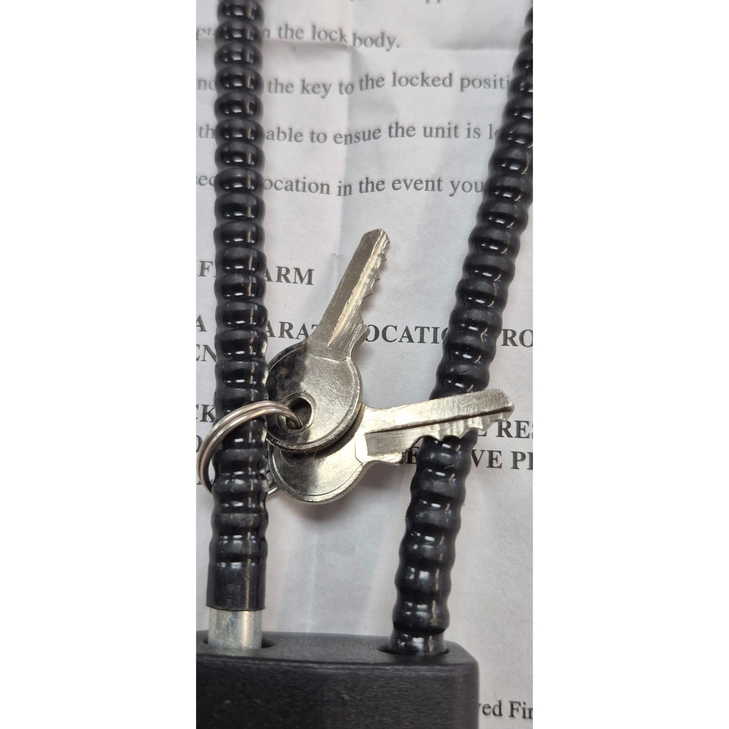 Regal R15LC1 Gun Safety Cable Lock With Keys